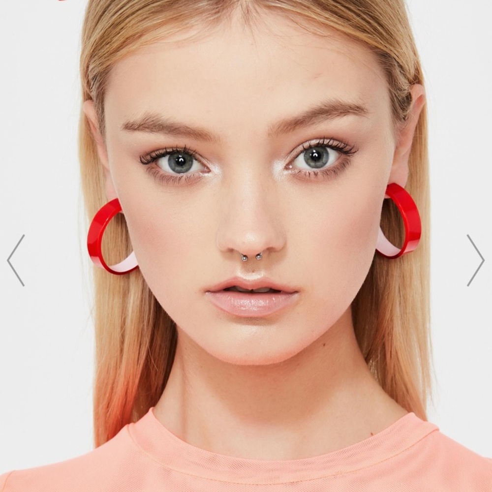 [SOLD] Candy couture hoop earrings